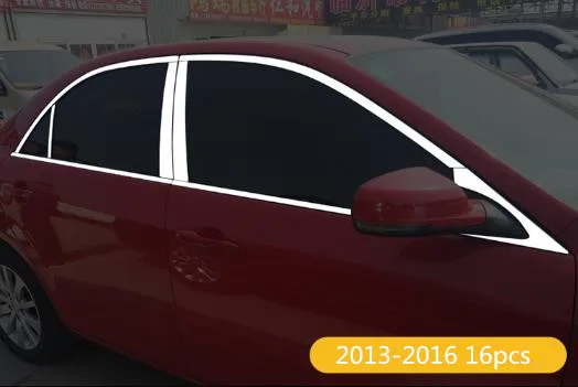 

For Mazda 6 2003-2016 High-quality stainless steel car window decorative strip anti-scratch protection car accessories