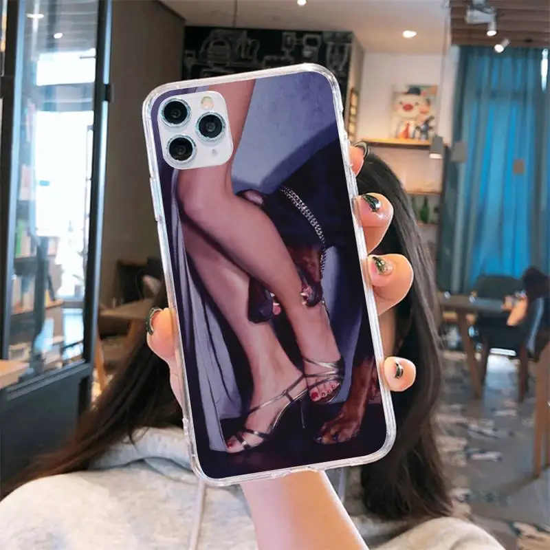 

Doberman dog cool Phone Case Transparent for iPhone 6 7 8 11 12 s mini pro X XS XR MAX Plus cover funda shell