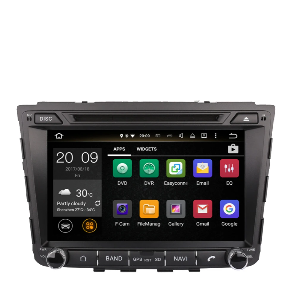Автомобильный мультимедийный DVD-плеер для HYUNDAI IX25 2014-2016 Android 10 0 2 DIN 4G + 64G