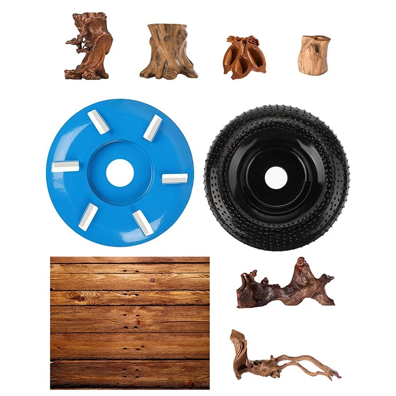 Wood Carving Disc Set 5/8 Inch(16Mm) Bore Angle Grinder And |