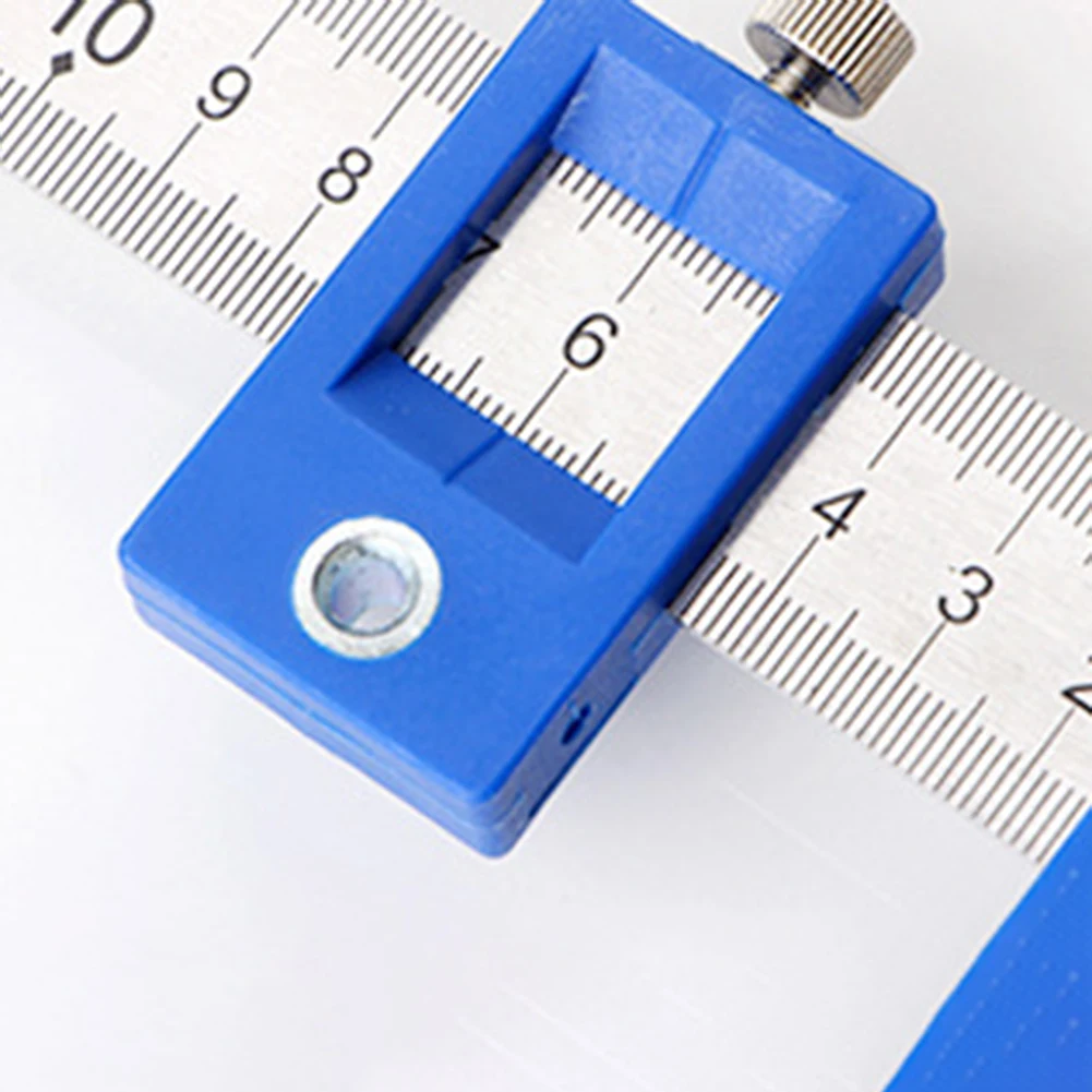

Woodworking Cabinet Handle Hole Locator Guide Quickly & Easily Adjustment Punch Detachable & Portable