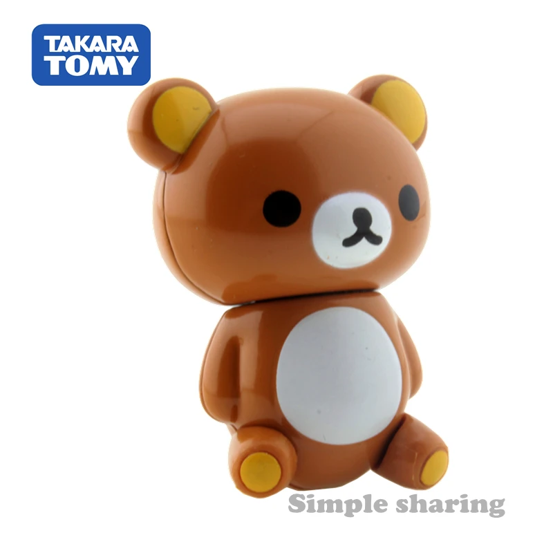 Takara Tomy Tomica Korilakkuma сплава модель комплект Rilakkuma аниме Рисунок Детские литые