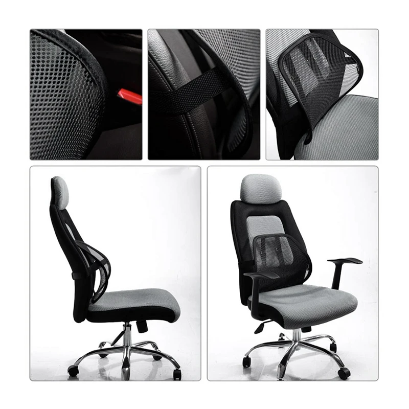 

Waist Support with Double-Layer Mesh Back Support Cushion, Suitable for Car Seat Office Chair