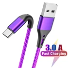 Lovebay чехол 3A USB Type C кабель быстрой зарядки Quick Charge 3,0 Мобильный телефон Универсальный USB C зарядный кабель для Samsung Xiaomi 11 Huawei