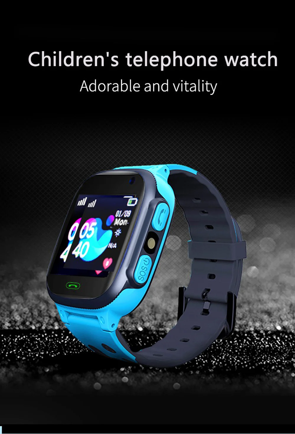 Q15 Водонепроницаемые Детские умные часы для детей, LBS SOS, анти-потеря, умные часы, Детские 2G, sim-карты, часы, трекер вызовов