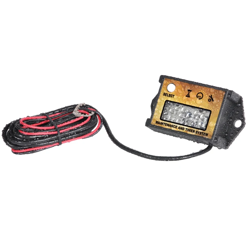 Цифровой индукционный тахометр водонепроницаемый счетчик часов ЖК для