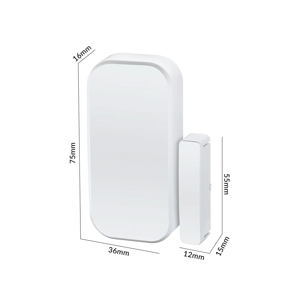 Fuers беспроводной для дома двери окна защита от взлома магнитный датчик 433 МГц