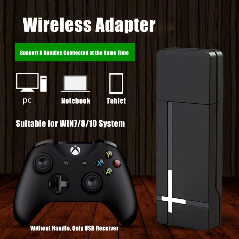 2.4G PC Wireless Adapter USB Receiver For Xbox One Controller for Windows 7/8/10 Laptops | Электроника