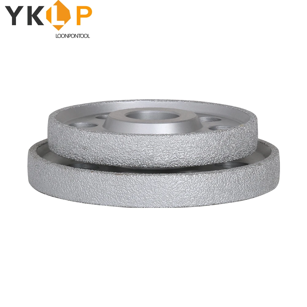 Вакуумный блестящий абразивный диск для камня гранита отверстие 5/4 дюйма 5 дюймов