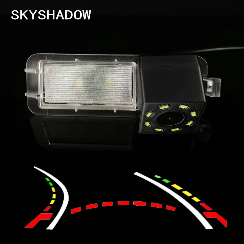 HD Беспроводная Автомобильная камера заднего вида CCD Рыбий глаз 4 8 12 led