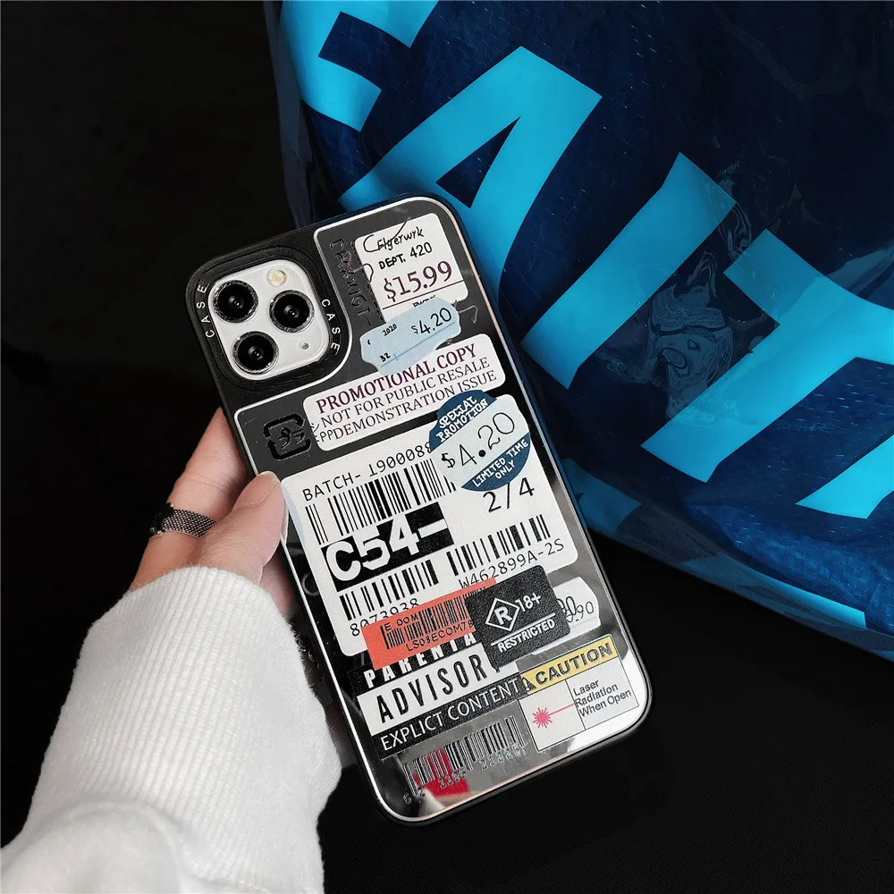 Зеркальный мягкий чехол для iPhone 6 7 8 plus 11 Pro Max X XS XR MAX12 | Мобильные телефоны и