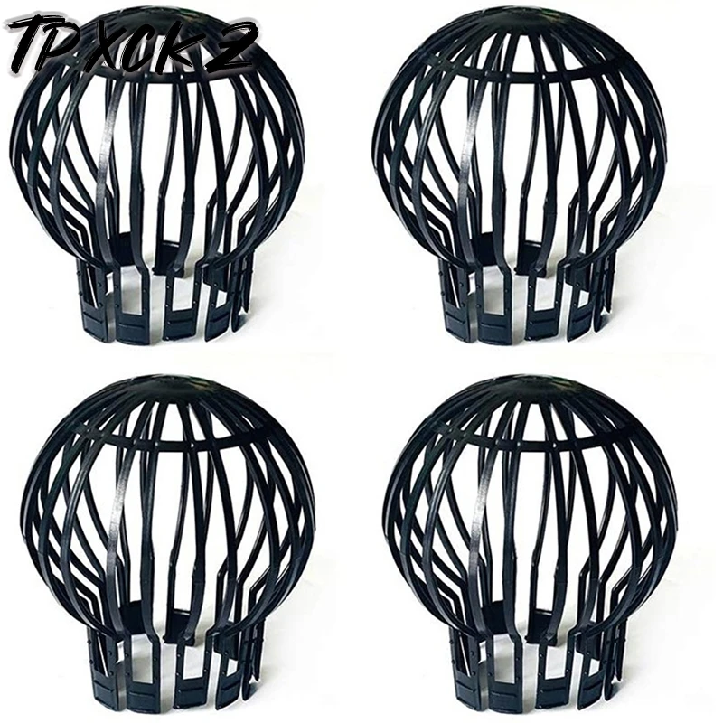 

1/4pcs Hot Sale Flexible Downpipe Filter Roof Gutter Balloon Guard Filters Plastic Household Downpipes Garden Protective Cover