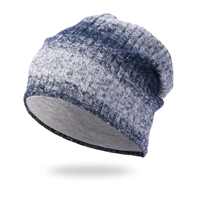Весенние вязанные хлопковые Beanie шапки для женщин и мужчин Повседневная тай-дай
