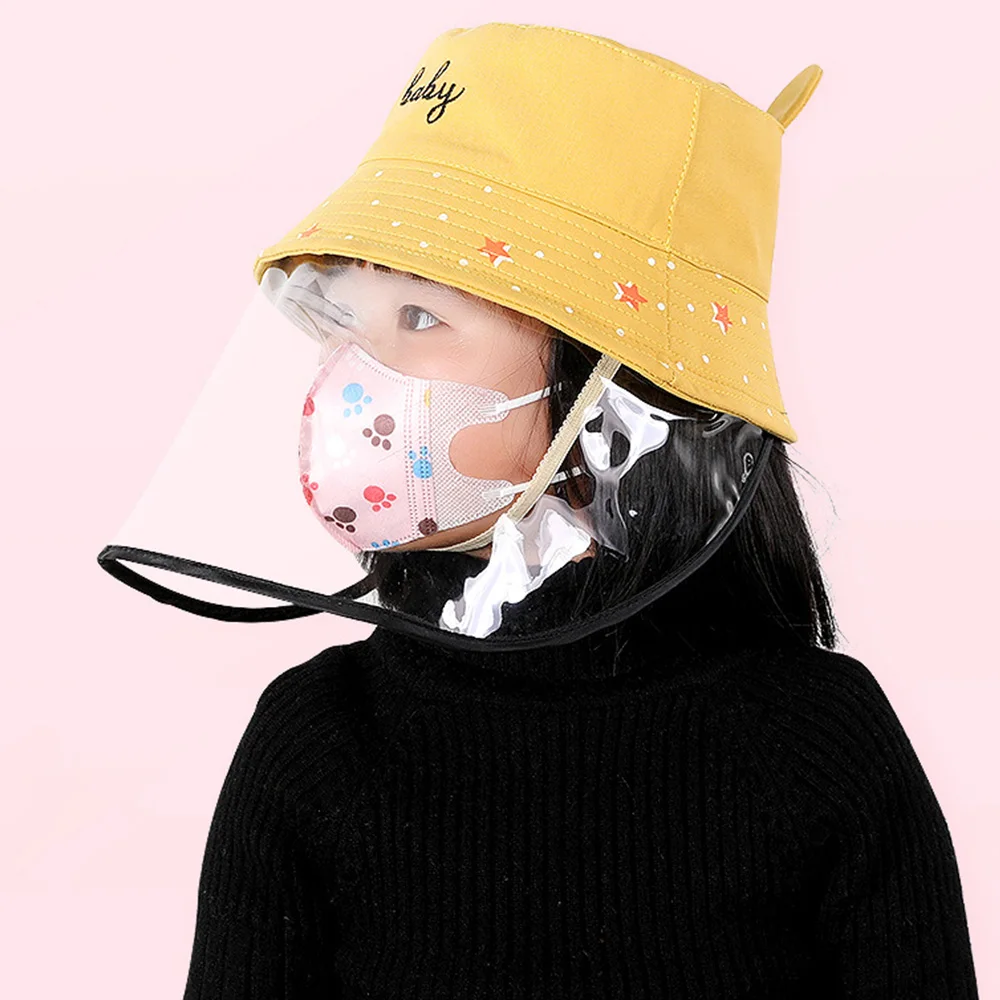 Мультяшная форма Детская противопылевая защитная маска шляпа Пылезащитная