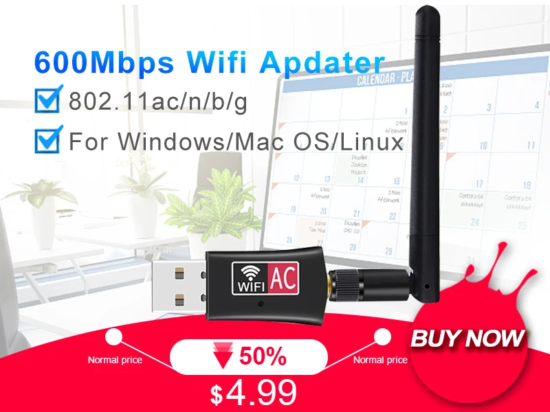 1200 Мбит/с беспроводной wifi адаптер USB3.0 двухдиапазонный 802,11 acbgn AC антенна гигабитный wifi суперскоростная карта для ноутбука настольный компьютер