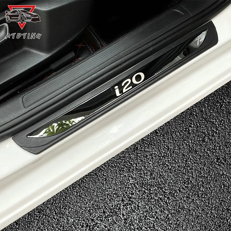 Наклейки Аксессуары для Hyundai Elite I20 Накладка на порог защита автомобиля Стайлинг