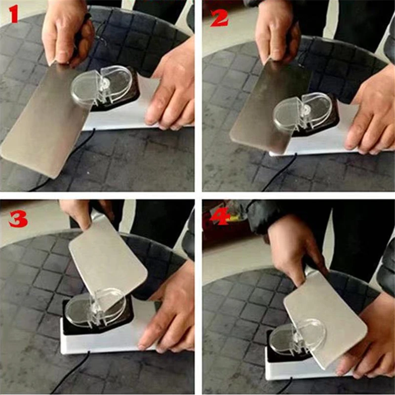 

Free clean knife rag High Power Professional 4in1 Motorized Knife Sharpener Quick Electric Stone Tools Kitchen Accessories