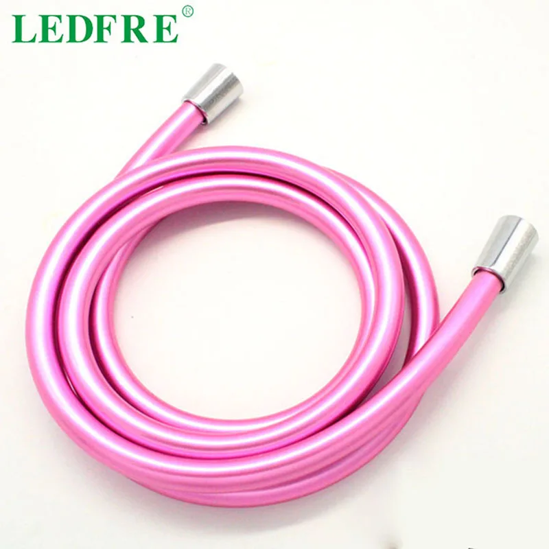 Гибкий шланг для душа LEDFRE F1/2 дюйма * ПВХ розовая насадка аксессуары