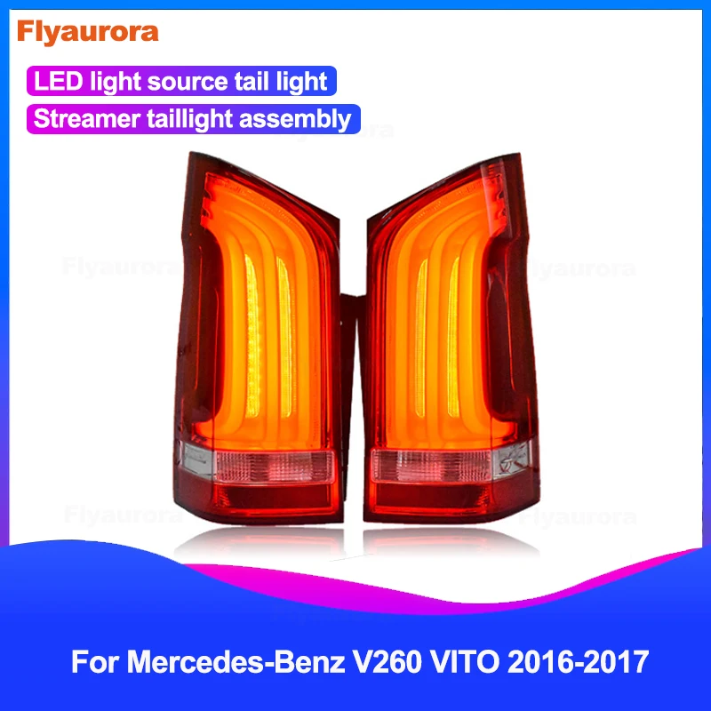Для Benz V260 все светодиодные фары + задсветильник 2016-2018 для Mercedes-benz Vito 2017 Drl Bi-Led линзы