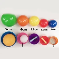 50 pcs mixed color 50mm open ball touch lottery ball opaque color ball can open 5cm hollow ball
