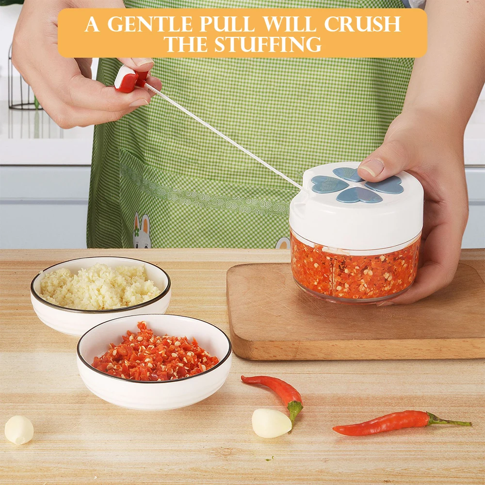 170 мл миниатюрная мощная ручная мясорубка ручной измельчитель пищи Миксер для