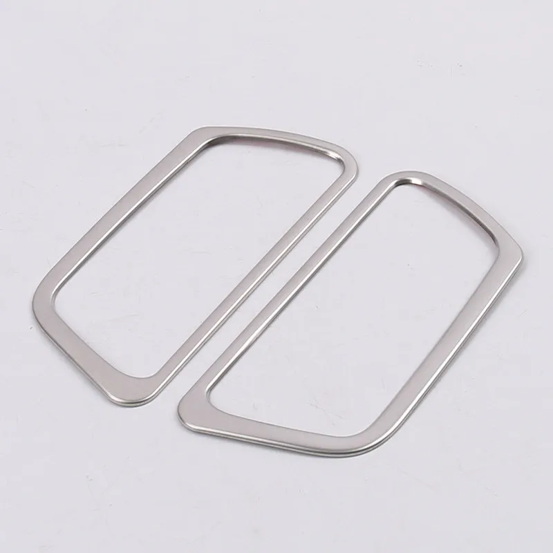 

For Honda CR-V CRV 2017 2018 2019 Stainless steel accessories Car front Small air outlet Decoration Cover Trim Car styling 2pcs