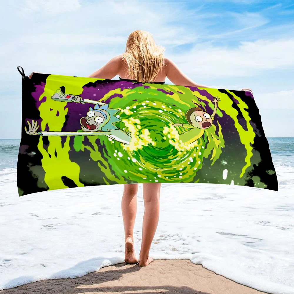 Банное полотенце из микрофибры пляжное женская шелковая длинная юбка с принтом