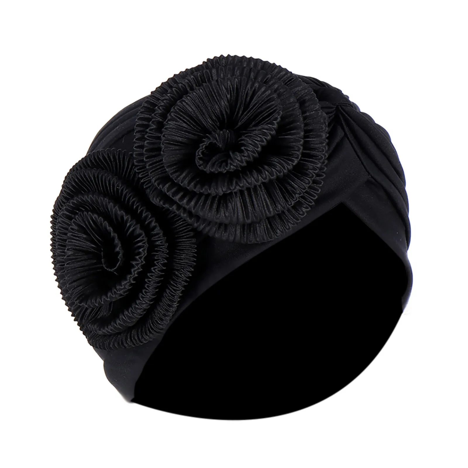 

Sagace Winter Hats Women Solid Floral India Hat Muslim Ruffle Cancer Chemo Hat Beanie Wrap Cap Lovely Flower Knitted Hats