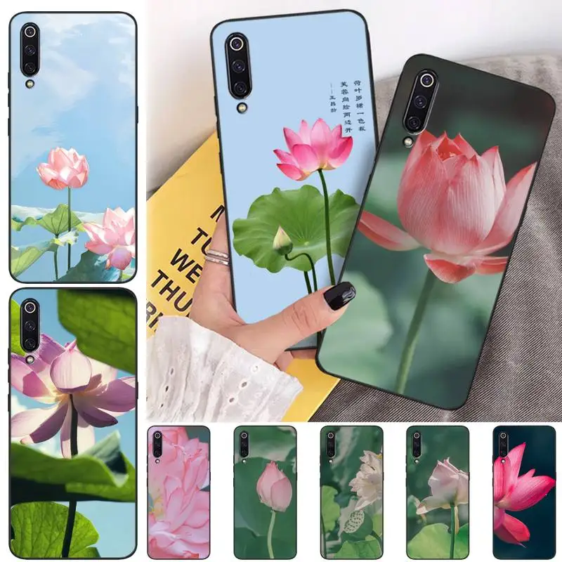 

Summer Lotus Phone Case For Xiaomi Mi Cc Note 7 8 8t 8es 9 9se 9a 10 10t 11 F1 MAX 2 3 Pro Lite Ultra Funda