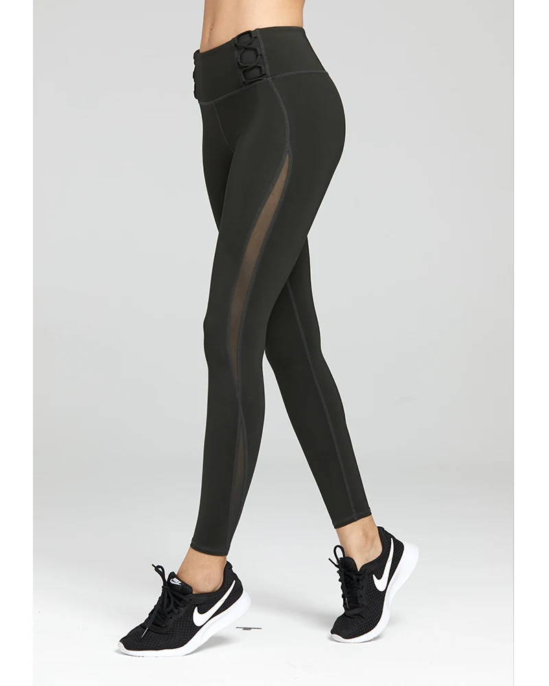 SYPREM штаны для йоги женские сетчатые леггинсы с высокой талией для йоги розовые леггинсы для спорта высокие эластичные новые сексуальные брюки для йоги для девочки Леггинсы, 18FP3019