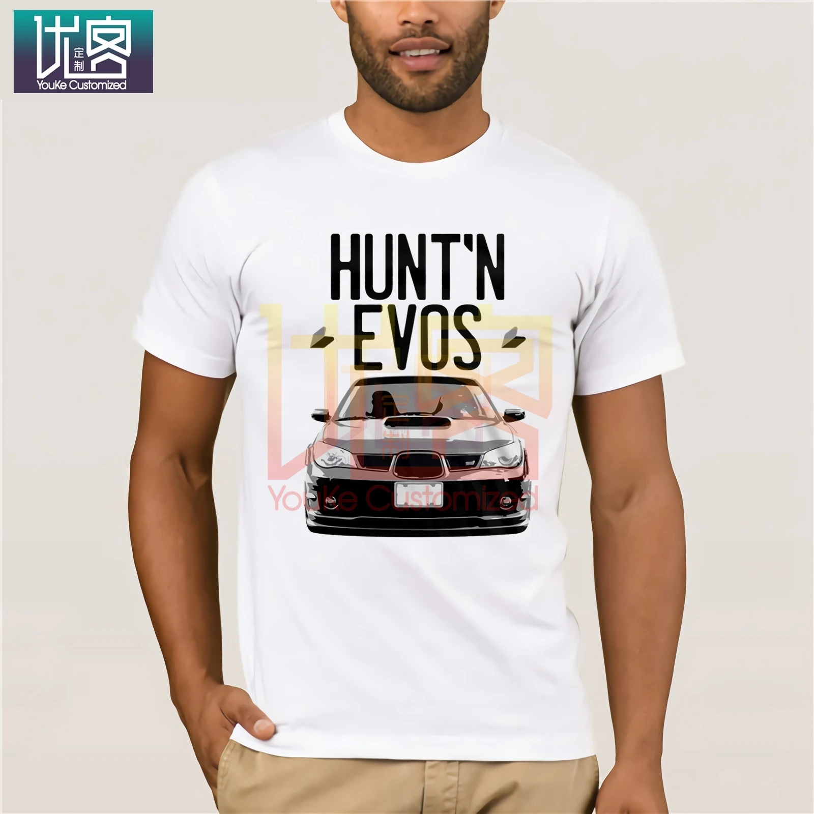 Мужская футболка 2020 новейшая японская Классическая Автомобильная Impreza Hunt 'n Evo с