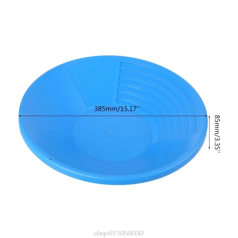 

15" Plastic Gold Pan Gold Basin For Sand Mud Mineral Processing Tools D25 20 Dropshipping
