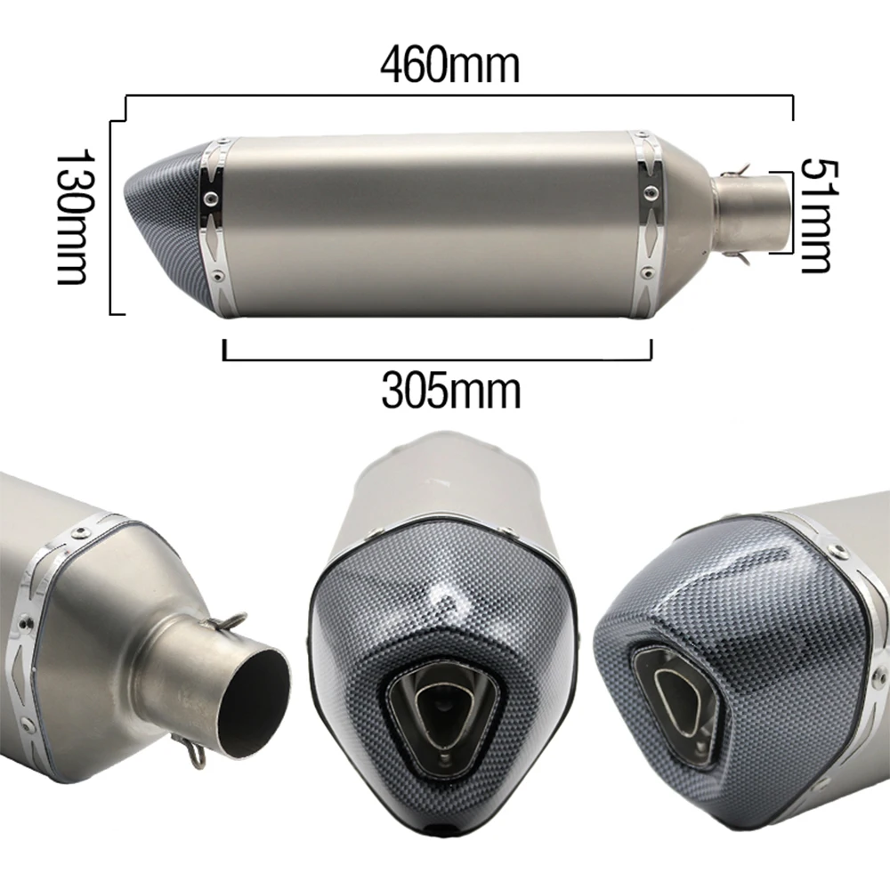 ALconstar-Racing выхлопная труба мотоцикла Модифицированная средняя звеньевая из