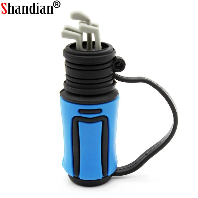 SHANDIAN New Pen drive Golf Bag shape usb flash USB 2.0 memory stick pen 4GB u disk 8GB pendrive 16GB 32GB 64GB|pendrive 16gb|8gb pendriveu |