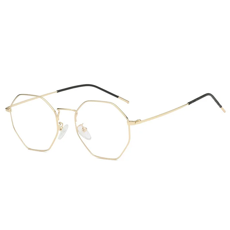 Оправа для очков в винтажном стиле мужчин и женщин многоугольная модная