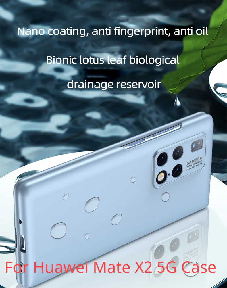 

Чехол для Huawei Mate X2 5G, Ультратонкий чехол из поликарбоната, задний и передний чехол для Huawei Mate X2, чехол для телефона, новинка 2021