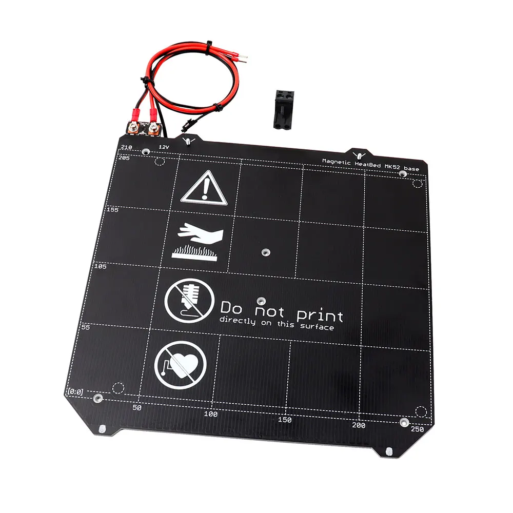 Prusa i3 MK2.5/MK3 3d принтер кровать с подогревом MK52 кровати задней следы N35UH магниты prusa