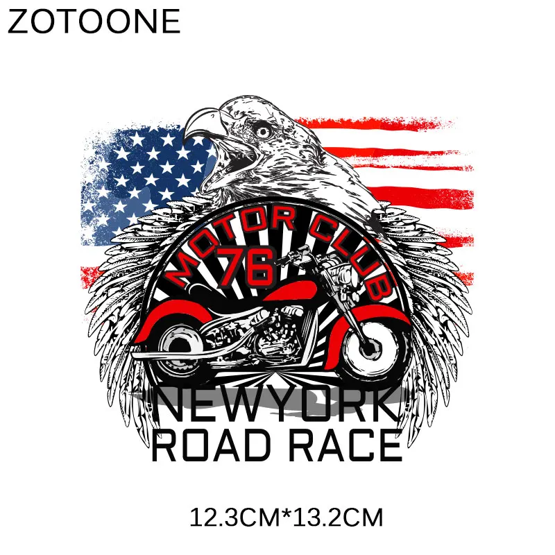 ZOTOONE мотоциклетные Пластыри для мотор для одежды Rider глажка на пластыри наклейки DIY теплопередача аксессуары моющиеся аппликации E - Цвет: 1645