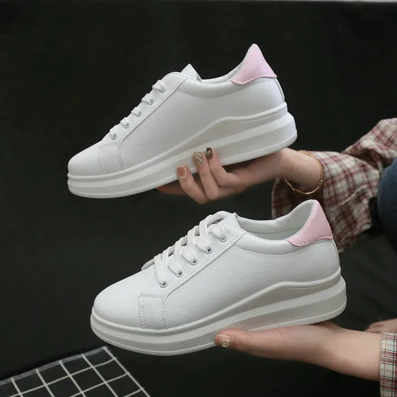 

Fashion Oversized Sneaker for Women White Chunky Sneakers Female Vulcanize Shoes Zapatillas De Deporte