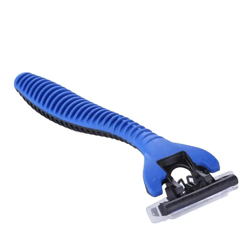 Отель ванные бритвы одноразовые бритья пластиковые и стальные полосы ручки 3