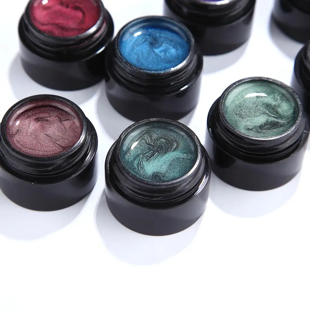 Гель лак кошачий глаз Хамелеон для использования с магнитом гель длительный