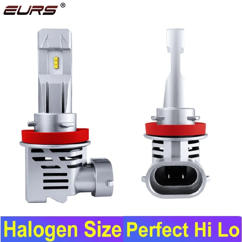 EURS H1 светодиодный H4 H7 автомобилей головной светильник H8 H11 туман HB3 9005 HB4 Авто Мини