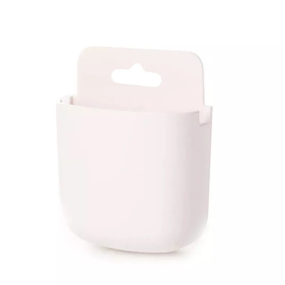 

Wall Mounted Storage Box Remote Control Storage Organizer Case For Air Conditioner TV Mobile Phone Plug Holder Stand Rack Hot