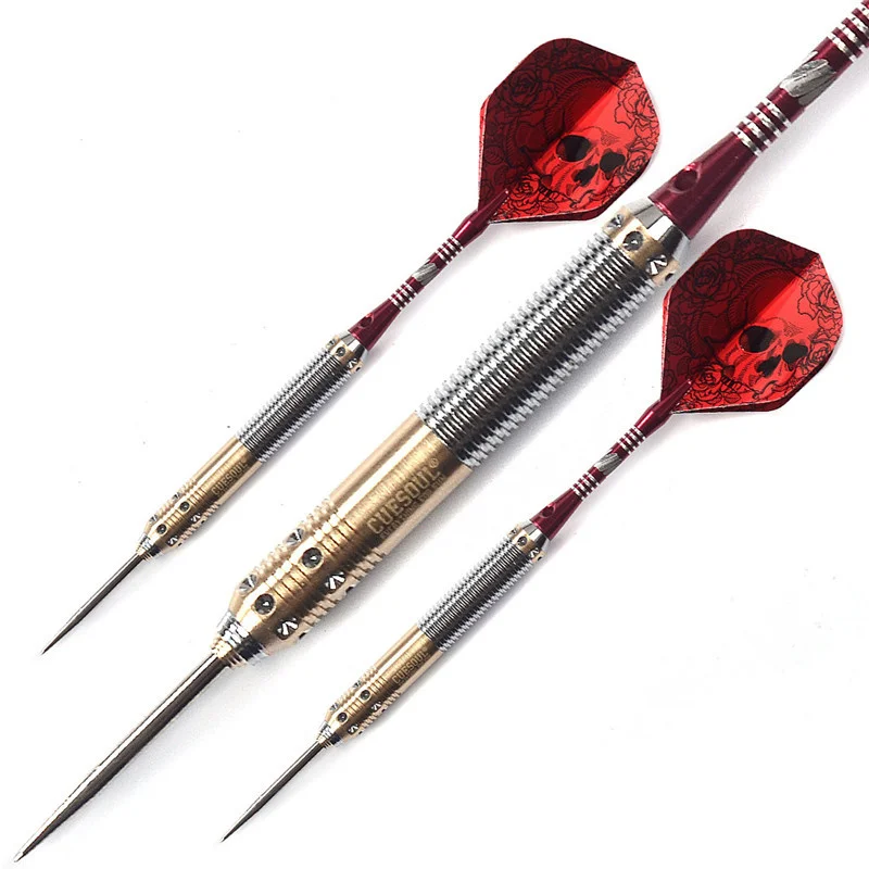 Новый Cuesoul 23 г 25 27 Профессиональный Дартс Сталь Совет Красный Dart вал с красным