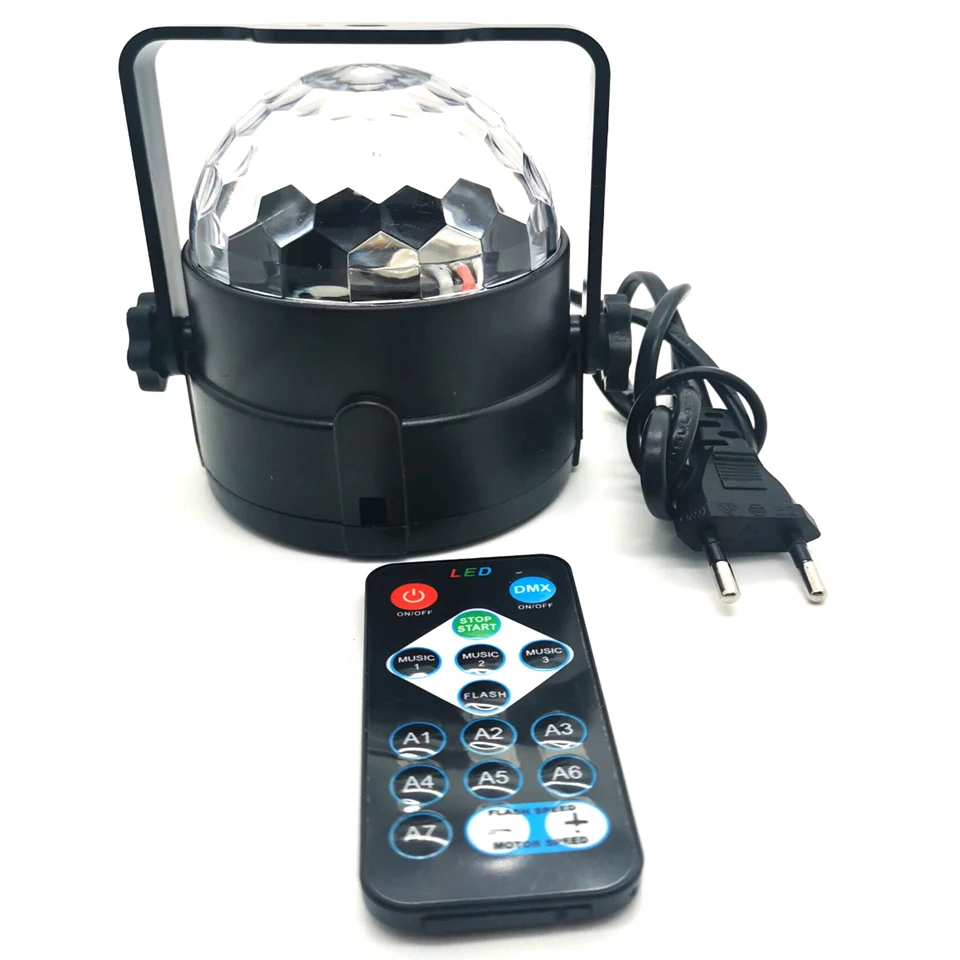 Светодиодный диско светильник сценического s шар звуковая активация лазерный