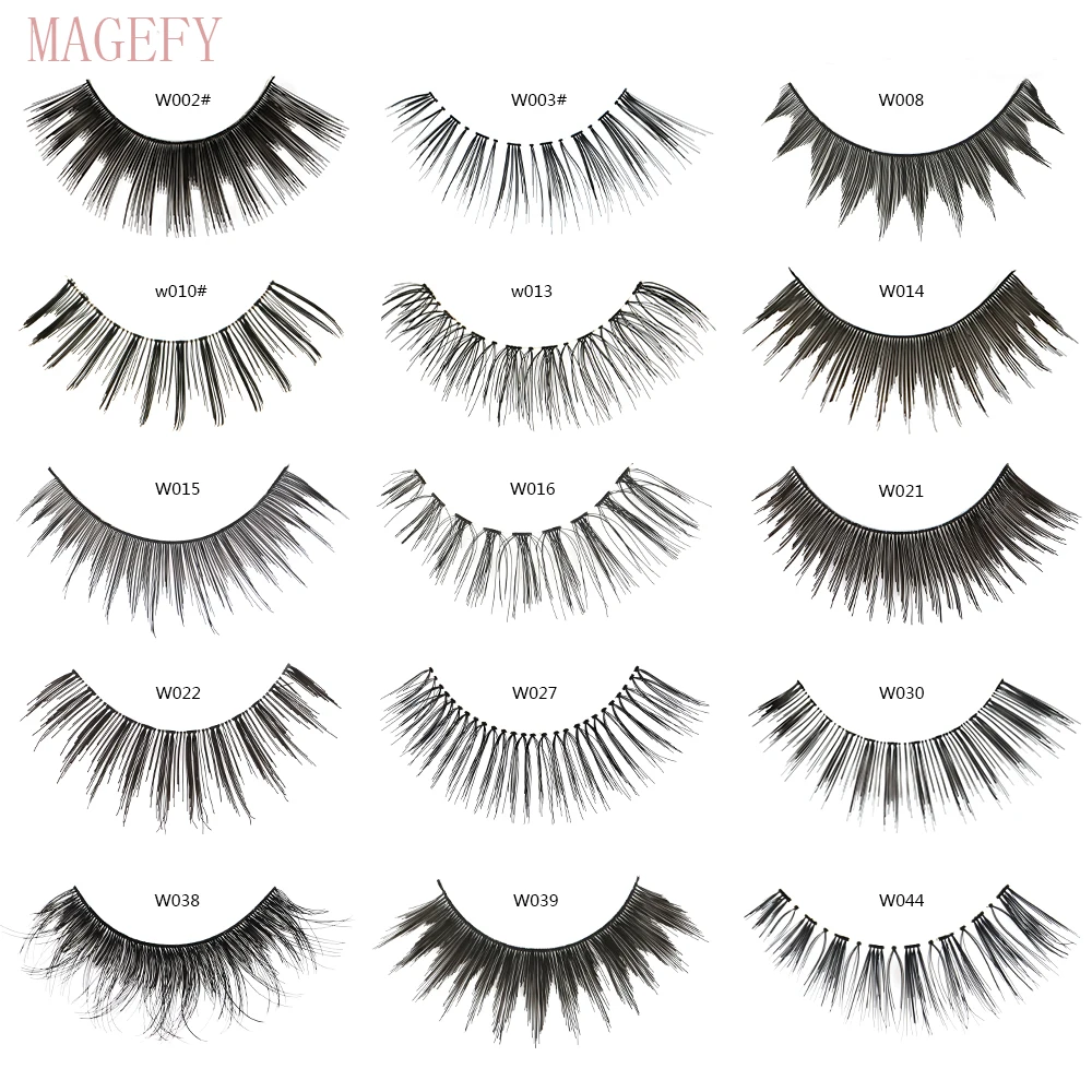 

MAGEFY Makeup 3D Eyelashes Natural Volume False Lashes Long Lasting Fluffy Soft Fake Eyelashes Beauty Eye Lashes Tools Maquiagem