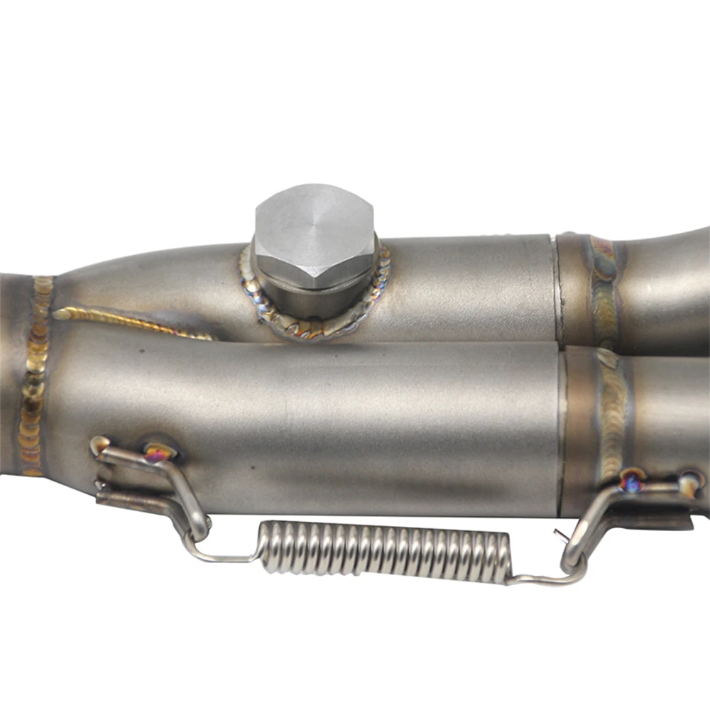 

ALCON-Racing Motorcycle Exhaust Modified Front Middle Pipe Full Exhaust System For Kawasaki Z250 Ninja 300 250