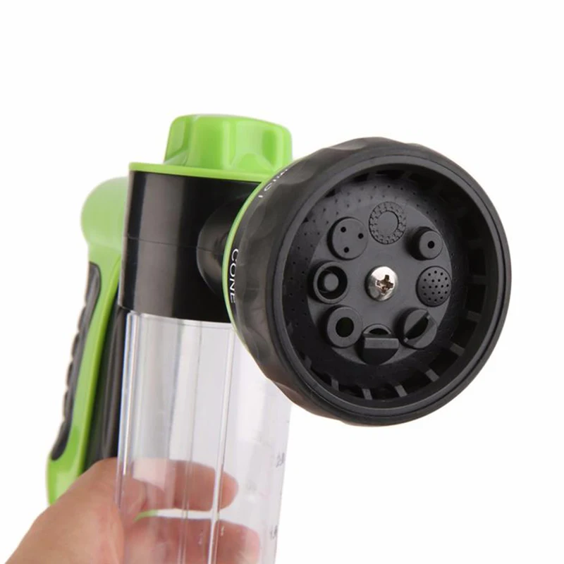 

Washing Tool 8 in 1 Jet Spray Gun Soap Dispenser Garden Watering Hose Nozzle Easy to use and much labor-saving