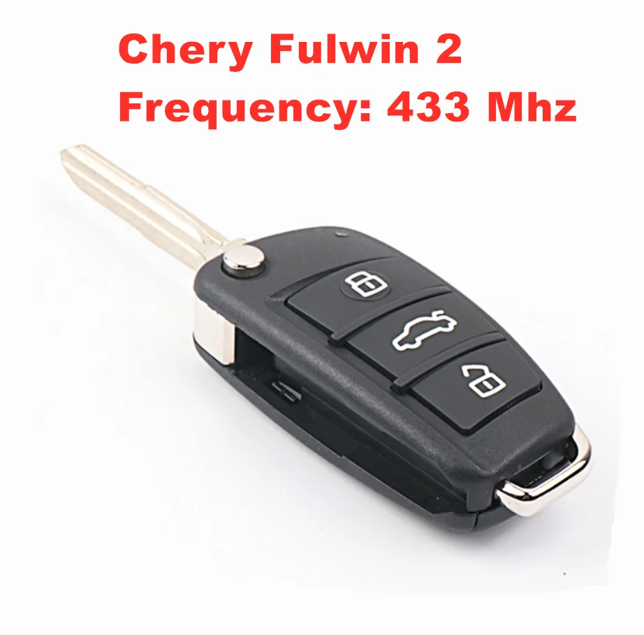 Для Chery Fulwin 2 Пульт дистанционного управления 433 МГц без чипа|Заготовки ключей| |