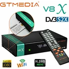 Приемник gtmedia V8X FTA спутниковый ресивер DVB-s2S2X full hd h.265 аналогичный gtmedia V7 s2x с USB wifi бесплатное обновление V8 nova V7s
